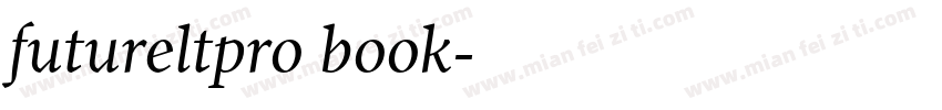 futureltpro book字体转换